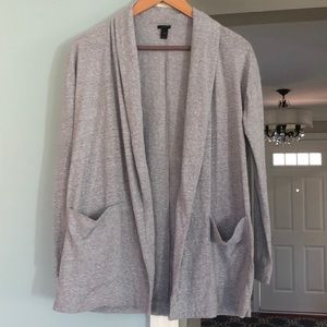 J. Crew XXS gray cardigan